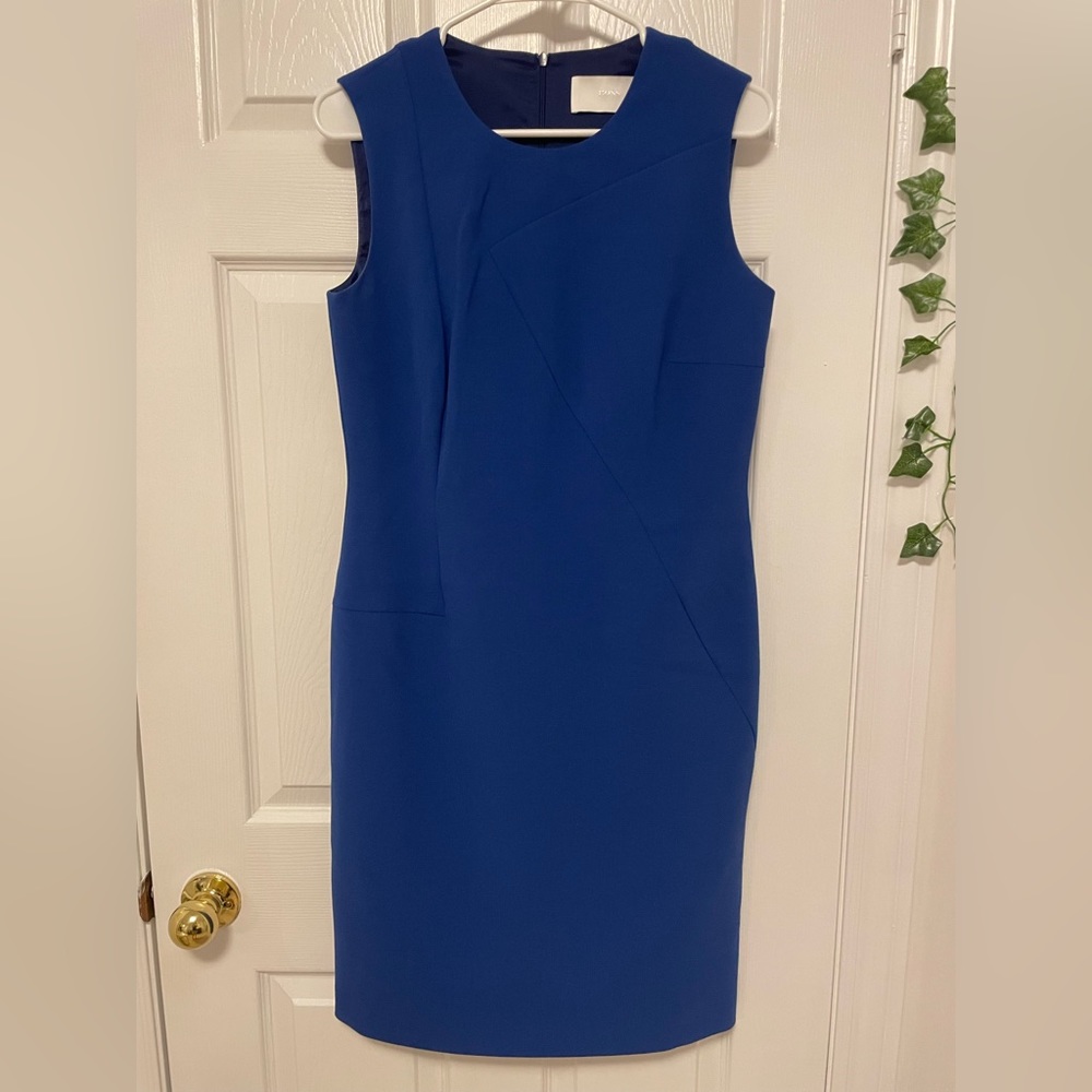 Hugo Boss blue cocktail dressd